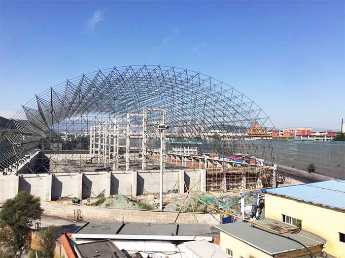 台湾煤矿储煤棚网架工程
