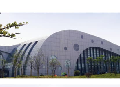 台湾会议中心外景网架工程